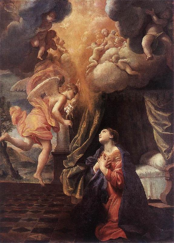 LANFRANCO, Giovanni The Annunciation y France oil painting art